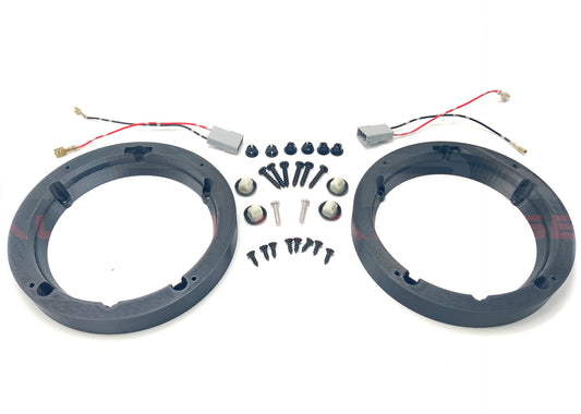 Honda Door Mounting Ring Spacer Adapter for 6.5 Speakers w Speaker Harness